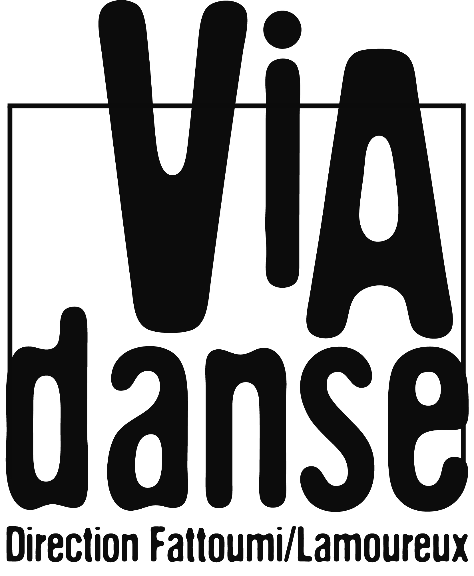 logo viadanse noir